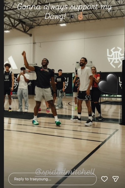 Trae Young Sends Supportive Message to Donovan Mitchell
