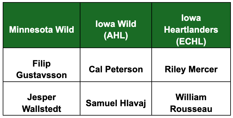 The Wild's First Cuts Offered Insight Into Their Organizational Philosophy
